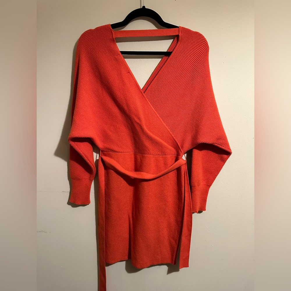Fitted Sweater Dress